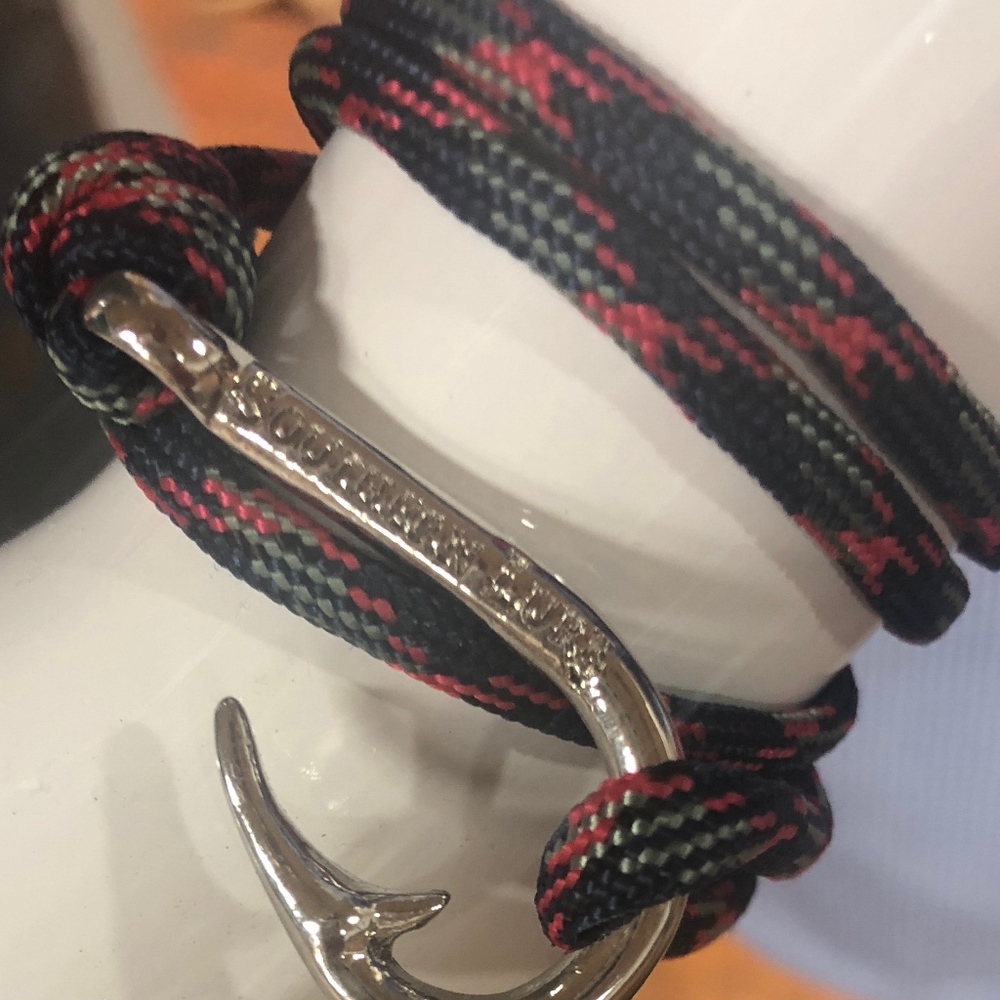 Bracelet men women kids Black Grey Red polyester